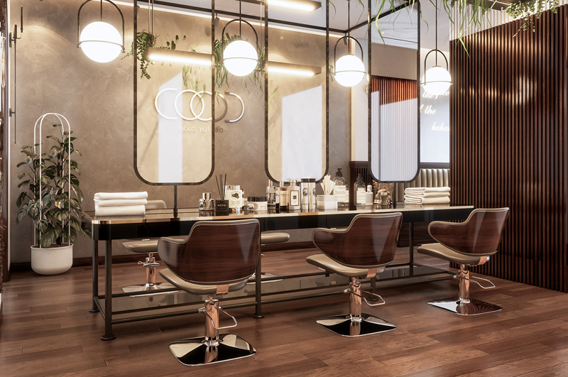 美發店面又長又窄，要怎么裝修設計？