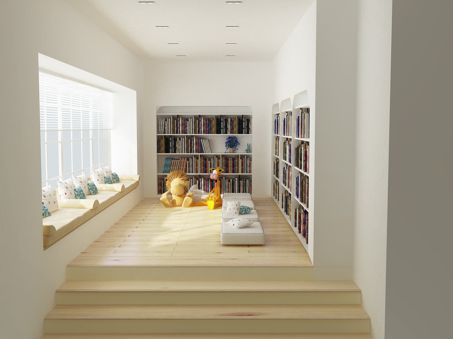 小型書吧創(chuàng)意間裝修設計效果圖